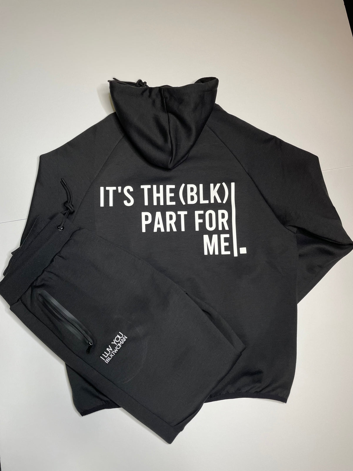I LUV YOU (BLK) WOMAN Tracksuit